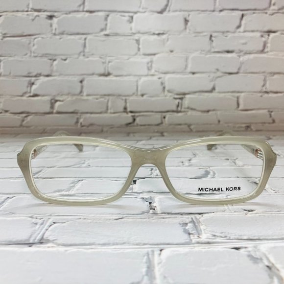 Michael Kors Women Rectangle Gray Eyeglasses Glasses Frames NWOT - Picture 2 of 12